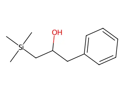 1-Phenyl-3-(trimethylsilyl)-2-propanol structure