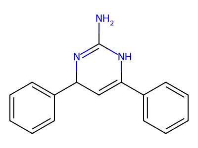 4,6-Diphenyl-1,4-dihydropyrimidin-2-amine structure