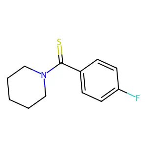 1-(4-Fluorobenzothioyl)piperidine structure