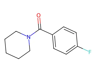 (4-Fluorophenyl)(piperidin-1-yl)methanone structure