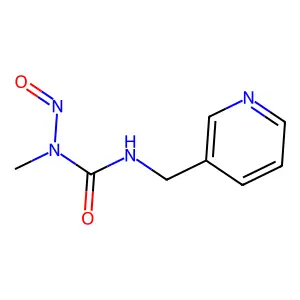 Urea, N-methyl-N-nitroso-N'-(3-pyridinylmethyl)- structure