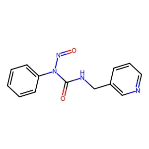 1-Nitroso-1-phenyl-3-(pyridin-3-ylmethyl)urea structure