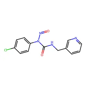Urea, N-(4-chlorophenyl)-N-nitroso-N'-(3-pyridinylmethyl)- structure