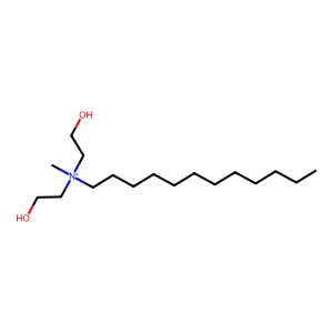 1-Dodecanaminium, N,N-bis(2-hydroxyethyl)-N-methyl- structure
