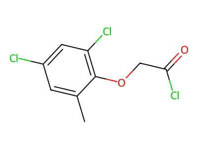 2-(2,4-Dichloro-6-methylphenoxy)acetyl chloride structure