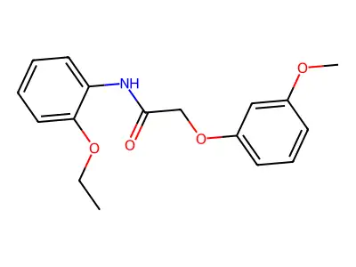 N-(2-Ethoxyphenyl)-2-(3-methoxyphenoxy)acetamide structure