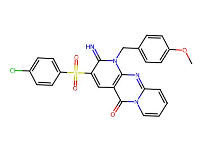 C25H19ClN4O4S structure