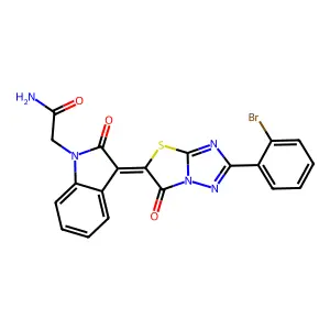 C20H12BrN5O3S structure