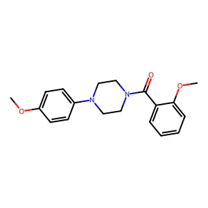(2-Methoxyphenyl)-[4-(4-methoxyphenyl)piperazin-1-yl]methanone structure