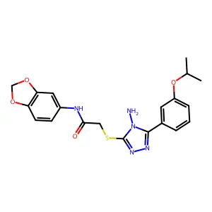 C20H21N5O4S structure
