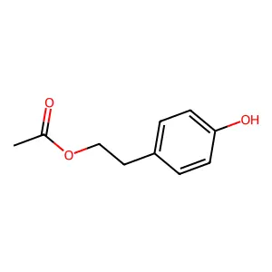 2-(4-Hydroxyphenyl)ethyl acetate structure