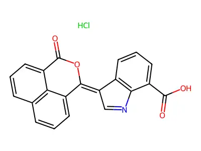C21H11NO4.ClH structure