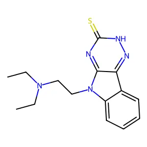 9-(2-Diethylamino-ethyl)-9H-1,3,4,9-tetraaza-fluorene-2-thiol structure