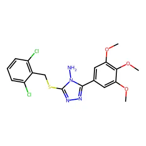 C18H18Cl2N4O3S structure
