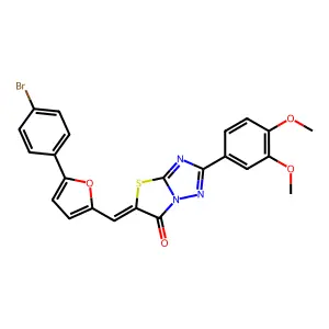 C23H16BrN3O4S structure