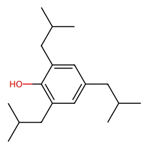 Phenol, 2,4,6-tris(2-methylpropyl)- structure