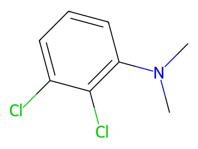 2,3-dichloro-N,N-dimethylaniline structure