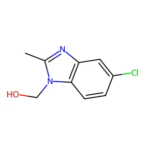 (5-Chloro-2-methyl-1H-benzo[d]imidazol-1-yl)methanol structure