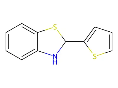 2-((2-Thienylmethylene)amino)benzenethiol structure