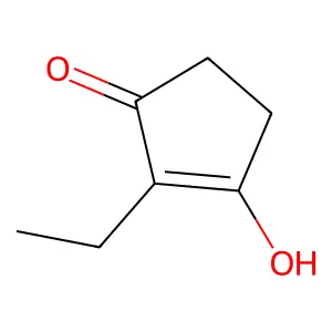 2-Cyclopenten-1-one, 2-ethyl-3-hydroxy- structure