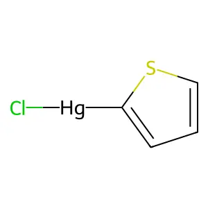 Chloro-2-thienylmercury structure