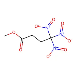 Methyl 4,4,4-trinitrobutanoate structure