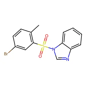 2-(Benzimidazolylsulfonyl)-4-bromo-1-methylbenzene structure