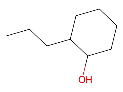 2-Propylcyclohexan-1-ol structure