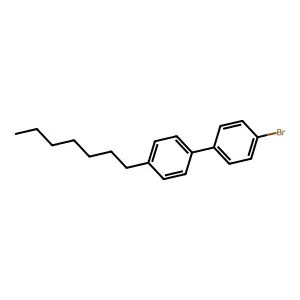 4-Bromo-4'-heptylbiphenyl structure