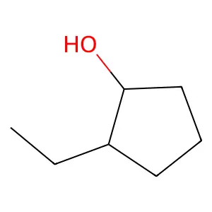 Cyclopentanol, 2-ethyl- structure