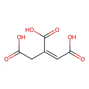 trans-Aconitic acid structure