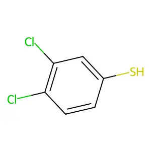 3,4-二氯苯硫酚 structure