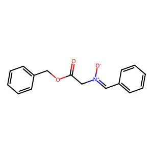 N-[2-(Benzyloxy)-2-oxoethyl](phenyl)methanimine N-oxide structure