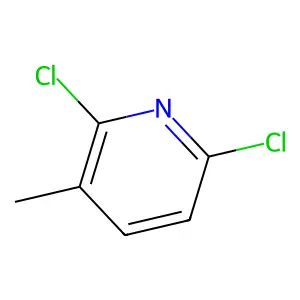 2,6-Dichloro-3-methylpyridine structure
