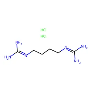 Guanidine, butanedi-, dihydrochloride structure