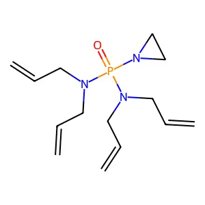 Phosphine oxide, (1-aziridinyl)bis(diallylamino)- structure