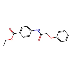 Ethyl 4-[(phenoxyacetyl)amino]benzoate structure