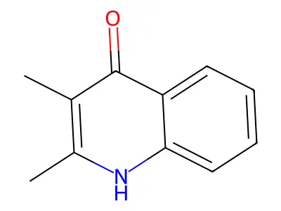2,3-Dimethylquinolin-4-OL structure