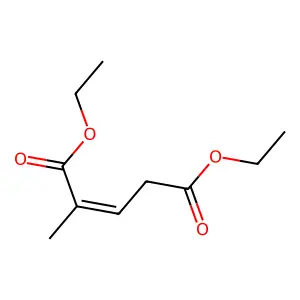 Diethyl 2-methylpent-2-enedioate structure