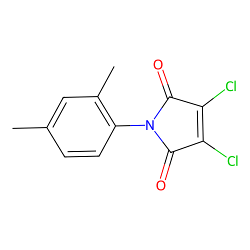 3,4-dichloro-1-(2,4-dimethylphenyl)-1H-pyrrole-2,5-dione structure