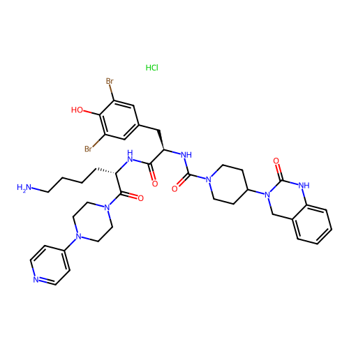 Olcegepant hydrochloride structure