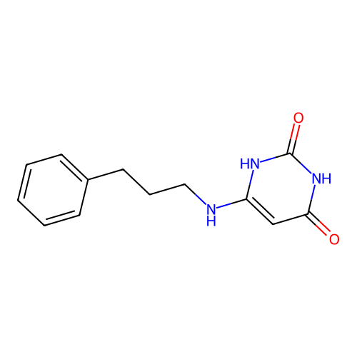6-(3-Phenyl-propylamino)-1H-pyrimidine-2,4-dione structure