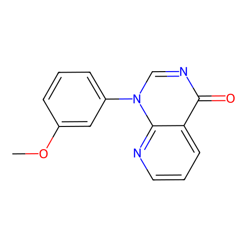 1-(3-methoxyphenyl)pyrido[2,3-d]pyrimidin-4(1H)-one structure