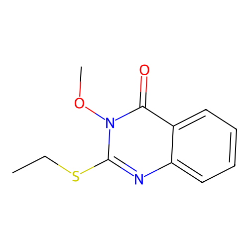 2-(ethylsulfanyl)-3-methoxyquinazolin-4(3H)-one structure