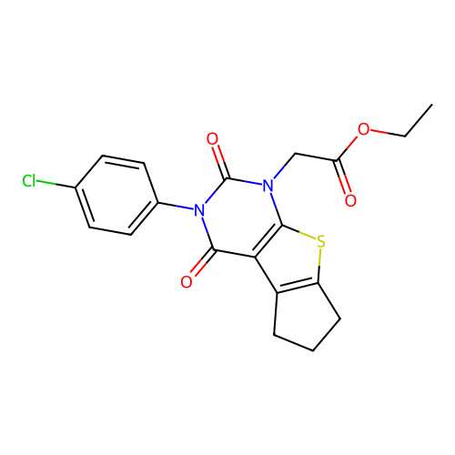 C19H17ClN2O4S structure