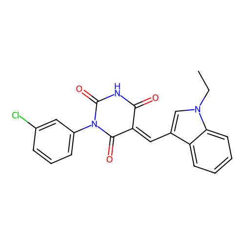 C21H16ClN3O3 structure