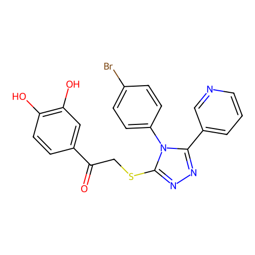 C21H15BrN4O3S structure