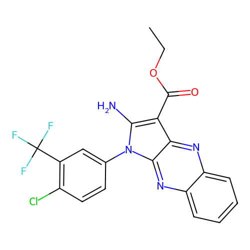 C20H14ClF3N4O2 structure