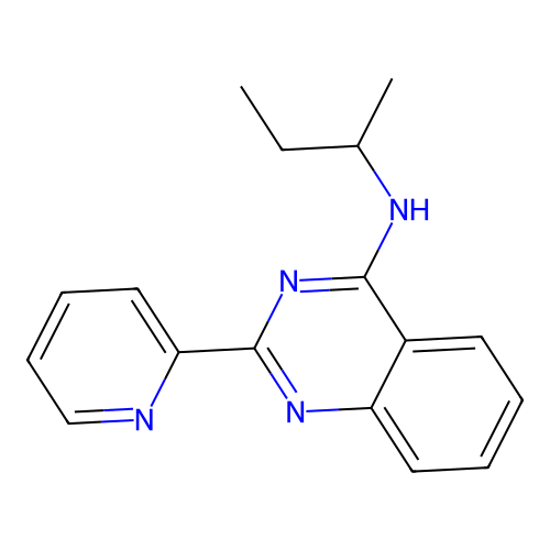 N-(butan-2-yl)-2-(pyridin-2-yl)quinazolin-4-amine structure
