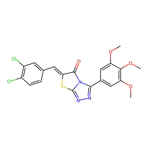 C20H15Cl2N3O4S structure